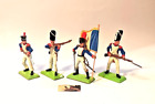 4 Soldatini Toy Soldiers Britains Deetail 1971 Francesi era Napoleonica  sc 1:32