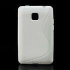 Cover per Lg Optimus l3 ii E400  custodia per cellulare in gel tpu white