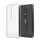 COVER per NOKIA 3.1 PLUS + Custodia Trasparente Morbida Silicone TPU Ultra Slim