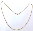 Collana in ORO GIALLO 50CM Modello Corda ORO 18 KT 750% List. 285€