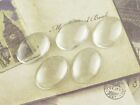 5 Cabochons 25 x 18 mm Glas