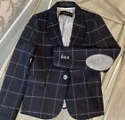 ZARA HACKING BLAZER SIZE LARGE ELBOW PATCHES