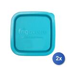 2x Capsula Azzurro Per Frigoverre Quadrata Cm 15 Bormioli Rocco