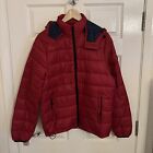 Abercrombie & Fitch Jacket Mens Small Red Puffer Lightweight - New With Tags