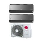 Climatizzatore Lg Dual Split Inverter  Artcool Mirror 9+12 Con Mu2r17