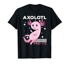 Axolotl Japanese Aesthetic Clothes Japan Kawaii Girl Maglietta (y8f)