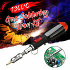 1300°C Gas Solder Iron Kit Soldering Solder Gun Power Tools Welding Torch Set