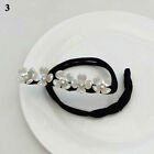 Luxury Woman Flower Pearl Hairpin Bun Maker Twist Headband Lazy Hair Accessories