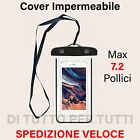 COVER CUSTODIA IMPERMEABILE SUBACQUEA UNIVERSALE PER SMARTPHONE IPHONE ANDROID