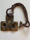 Vintage snake pendant necklace Brass Collana Serpente Ottone Lorenzo Veronesi