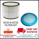 VACUUM CLEANER HEPA POST MOTOR FILTER & PRE FILTER KIT FITS DYSON DC23 DC32 T2