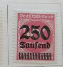 A8P49F163 Deutsches Reich Germany 1923-24 250 on 500m fine mh* stamp