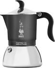 MACCHINETTA CAFFE  MOKA CAFFETTIERA BIALETTI FIAMMETTA INDUCTION GRIGIA 2 TAZZE