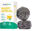 Stanhome   Magic Spiral 2 Retine In Acciaio  Resistenti pagliette acciaio