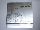 Hasselblad 2000FCW Instruction Manual