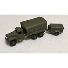 Modellino Camion Militare con Carrello in Metallo