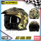 MODELLO 2021! CASCO + VISIERA SCOMPARSA MOTO URBAN TRIAL CROSS JET ARIA SCOOTER