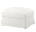 IKEA FARLOV Cover for footstool with storage, Flodafors white, 003.066.56