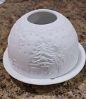 Bernardald Limoges Lithophane Votivelight Christmas Design