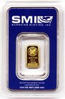 Lingotto oro Gold Ingot bar : 1 gram pure gold - 999.9 : 24k : SMI - USA