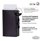 Porta Carte Di Credito Slim Rfid Portafoglio Uomo Donna