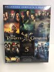 PIRATI DEI CARAIBI - COFANETTO 5 BLU RAY - NUOVO