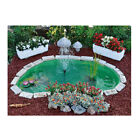 Laghetto da Giardino Nemi Litri 270 Dimensioni 185x115xh36 Cm