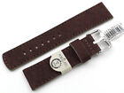 New Watch Strap Made of Recyclable Paper Nuovo Cinturino Ricambio Marrone Scuro