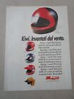 *ADVERTISING PUBBLICITA  CASCHI KIWI inventati dal vento   -- 1984