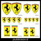 Kit Ferrari Adesivi Stickers Auto Moto Caschi