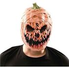 CARNEVALE HALLOWEEN MASCHERA LATTICE ZUCCA HORROR PUMPKIN LATEX MASK