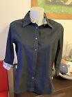 Camicia Burberry Donna XL Nero Cotone Manica 3/4