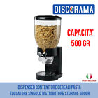 DISPENSER CONTENITORE CEREALI PASTA DOSATORE SINGOLO DISTRIBUTORE STORAGE 500GR