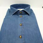 CAMICIA JEANS GEMELLI CAMICIE UOMO cufflink shirt