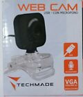 WEBCAM NERA TECHMADE USB CON MICROFONO "640x480px"