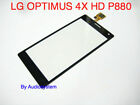 VETRO + TOUCH SCREEN per LG OPTIMUS 4X HD P880 LCD SCHERMO DISPLAY NERO Nuovo