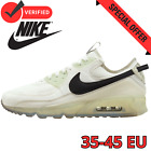 Scarpe Nike Air Max 90 Uomo/Donna, Bianche con Swoosh Nero, Taglie 36-45 EU