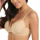 Reggiseno imbottito con ferretto SPALLINE STACCABILI con bretelle TRASPARENTI