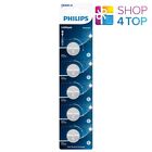 5 Philips CR2032 Litio batteries 3V Cella a Moneta Bottone 5BL Exp 2031 Aug New