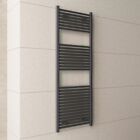 Termoarredo scaldasalviette 1500x550 antracite interasse 500 mm - Alpina