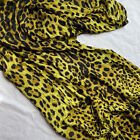 PASHMINA SCIARPA FOULARD LEOPARD LEOPARDO LEGGERA