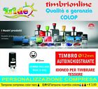 Timbro rotondo 12mm personalizzato AUTOMATICO