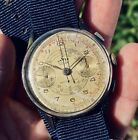 UNVER WATCH PRIMA Universal Geneve Landeron 39 OVERSIZE 37,5mm CHRONOGRAPH STEEL