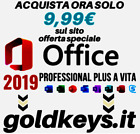 Office 2019 Professional Plus 32/64 BIT Licenza ITALIANA A Vita Offerta Speciale