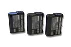 3x Batteria 2000mAh PER Nikon 1 V1, Digital SLR D800, MB-D12, EN-EL15