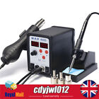 2in1 Soldering Iron Station Hot Air Gun Desoldering Digital Rework Solder Welder