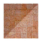 PIASTRELLE MOSAICO | 1x10x10 in pietra MARMO Rosso Asiago