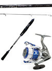 KIT PESCA SPINNING SKY SPIN UP TO 30 G+VIGOR POWER II 4000 PESCA COMBO COMPLETO