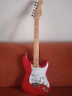 Stratocaster artigianale Fender  professionale red,manico in acero marezzato