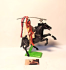 Soldatino toy soldier Britains LTD Indiano a cavallo plastica scala 1:32